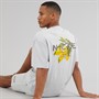 NICCE Mens Limon Oversized Resort T-Shirt And Jog Shorts Set Chalk Grey