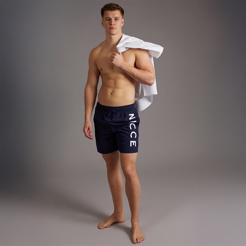NICCE Mens Bonham Swim Shorts Navy