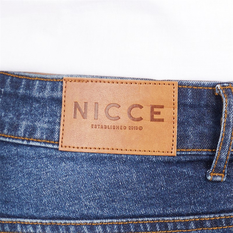 NICCE Mens Jeaper Regular Fit Jeans Indigo