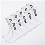 NICCE Mens Gennett Ten Pack Crew Socks White