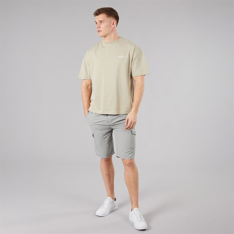 NICCE Mens Alotte Oversized T-Shirt Grey Stone