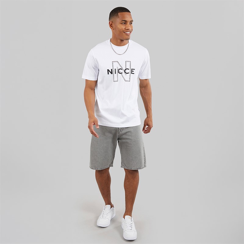 NICCE Mens Rakini Five Pack T-Shirts Element Blue/White/Shadow/Black/Circular Grey