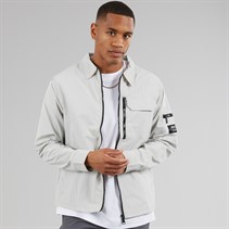 NICCE Mens Kulasha Utility Jacket Chalk Grey
