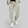 NICCE Mens Baggi Loose Fit Cargo Pants Grey Stone