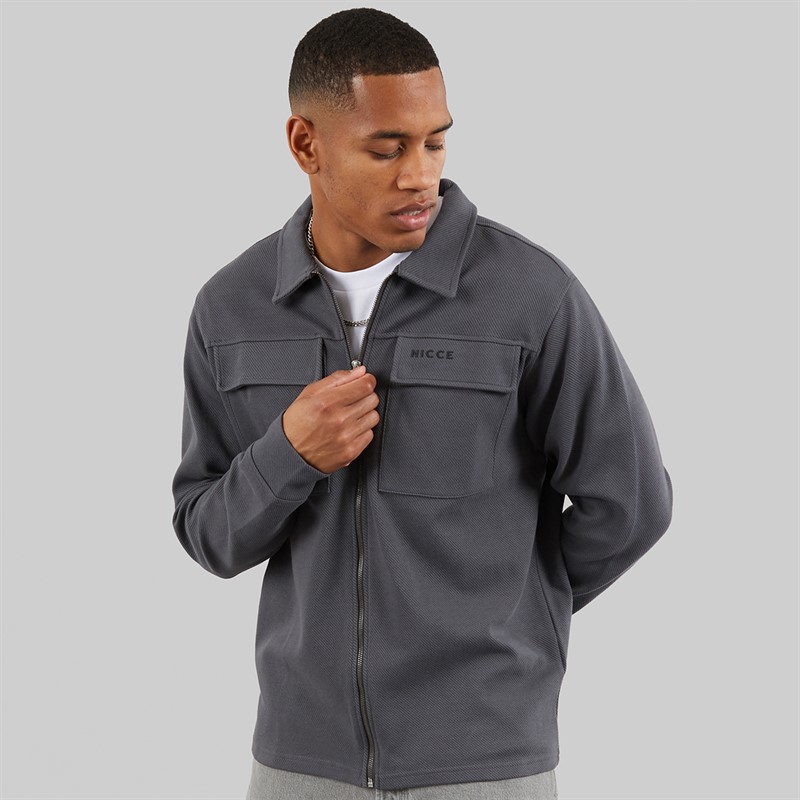 NICCE Mens Semicir Utility Jacket Coal