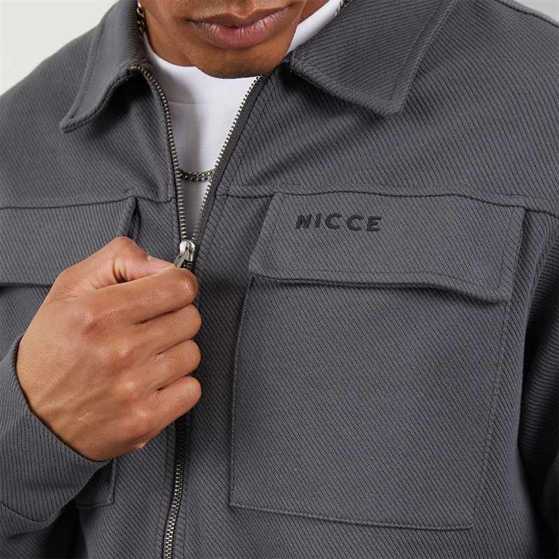 NICCE Mens Semicir Utility Jacket Coal