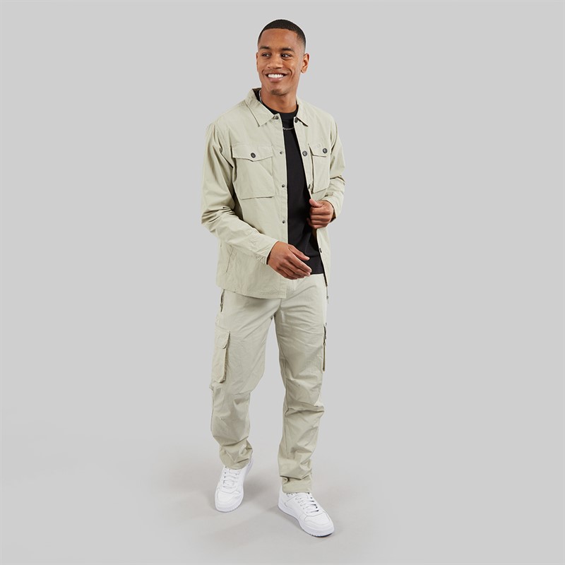 NICCE Mens Eonbro Utility Jacket Grey Stone