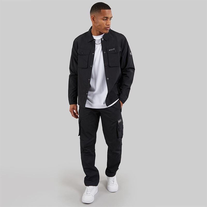 NICCE Mens Eonbro Utility Jacket Black