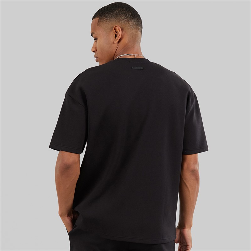 NICCE Mens Luxe Relaxed Fit T-Shirt Black