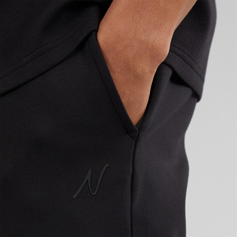 NICCE Mens Luxe Piping Joggers Black