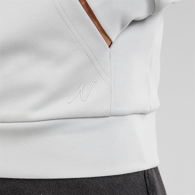 NICCE Mens Luxe Hoodie Chalk Grey