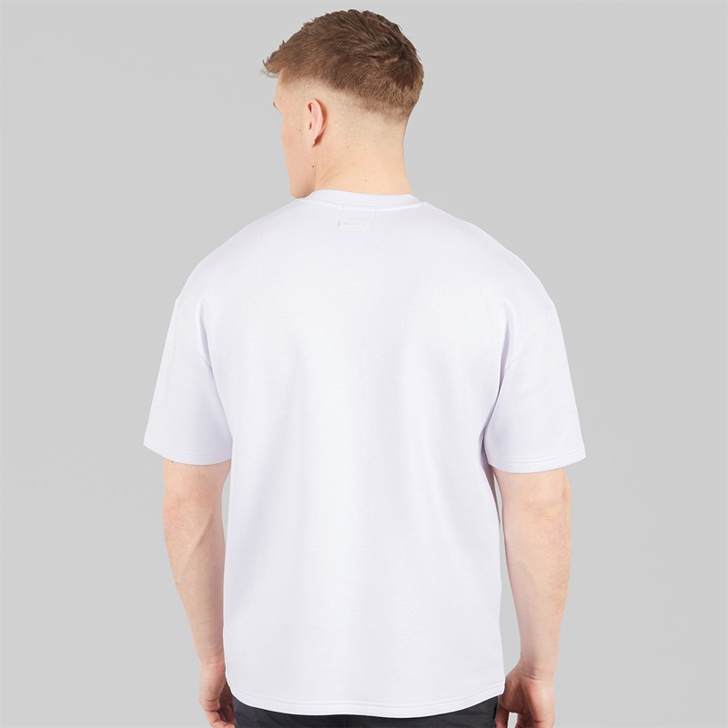 NICCE Mens Luxe Relaxed Fit T-Shirt White