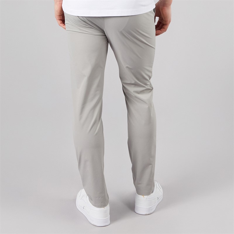 NICCE Mens Luxe Slim Fit Tech Chinos Circular Grey
