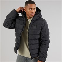 NICCE Mens Bluster Hooded Padded Coat Black