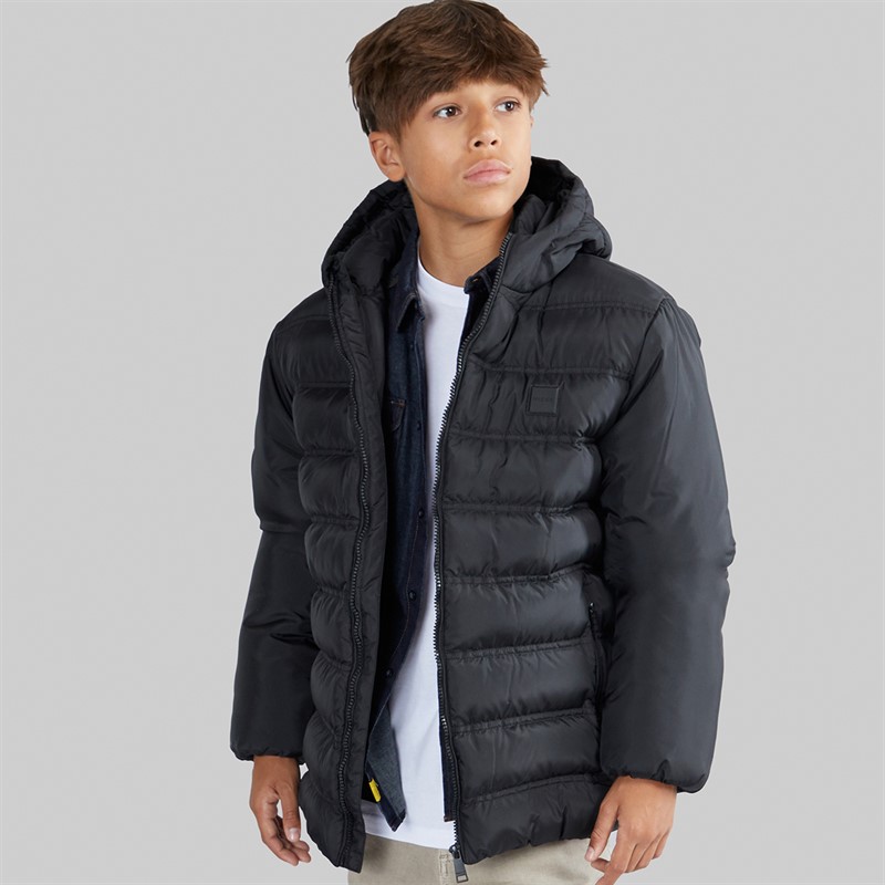 NICCE Boys Bluster Hooded Padded Coat Black