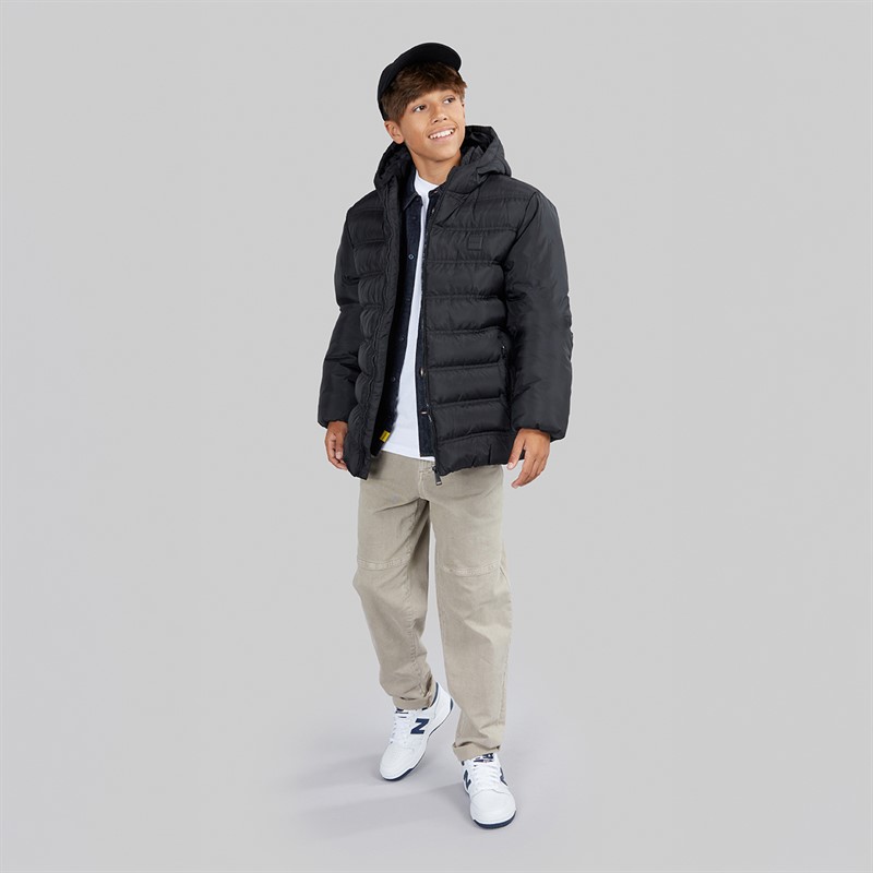 NICCE Boys Bluster Hooded Padded Coat Black