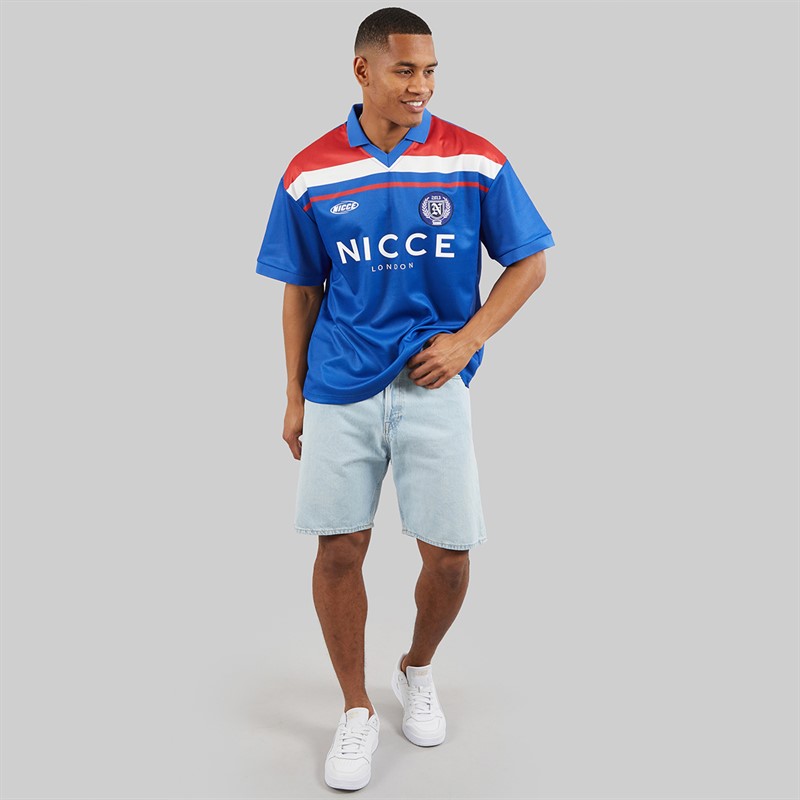 NICCE Mens Midfield T-Shirt Royal Blue