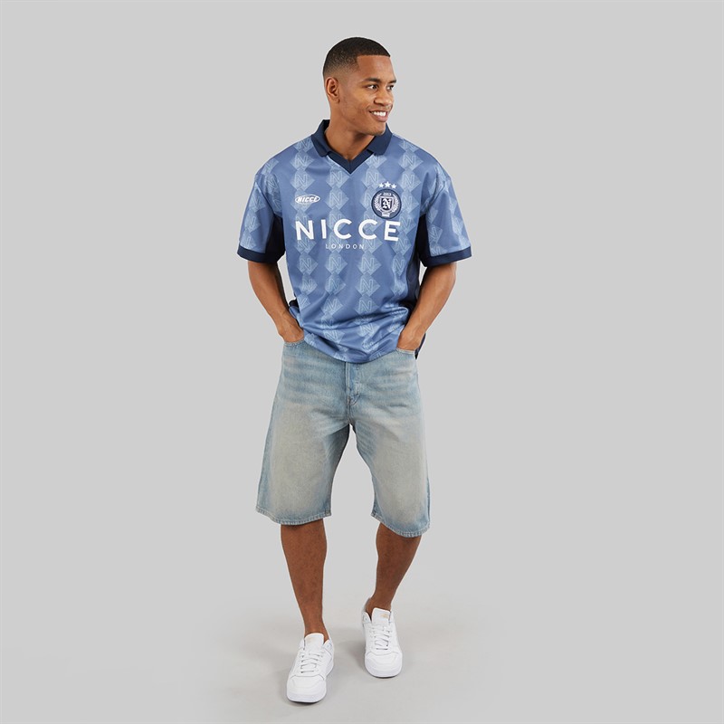 NICCE Mens Billete T-Shirt Element Blue