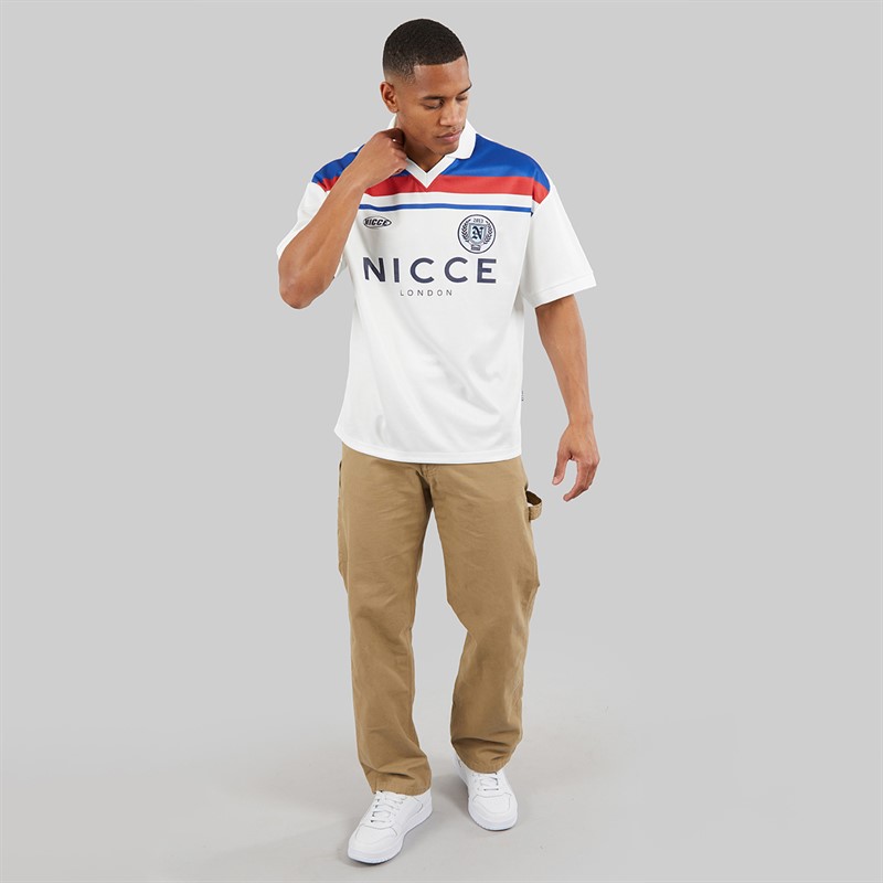NICCE Mens Midfield T-Shirt A White