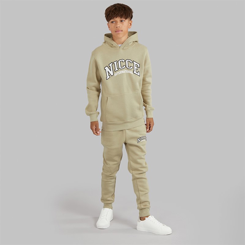 NICCE Boys Rally Tracksuit Grey Stone