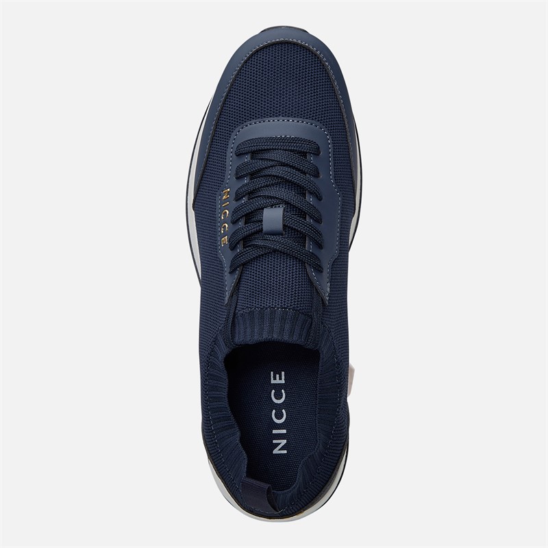 NICCE Mens Deolin Trainers Navy
