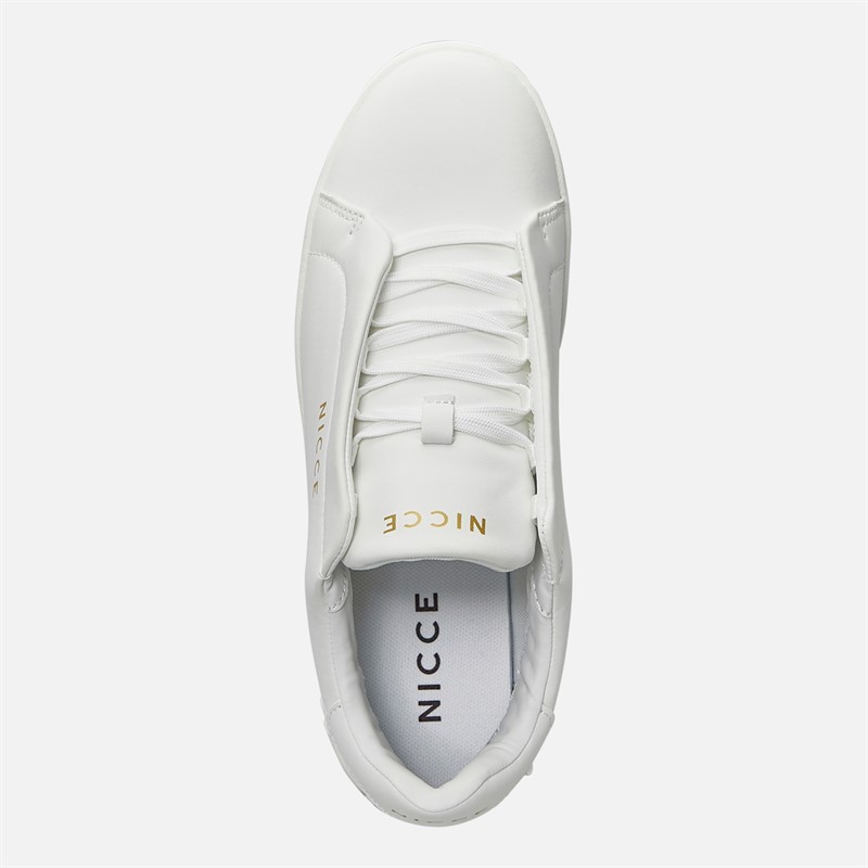NICCE Mens Hazien Trainers White