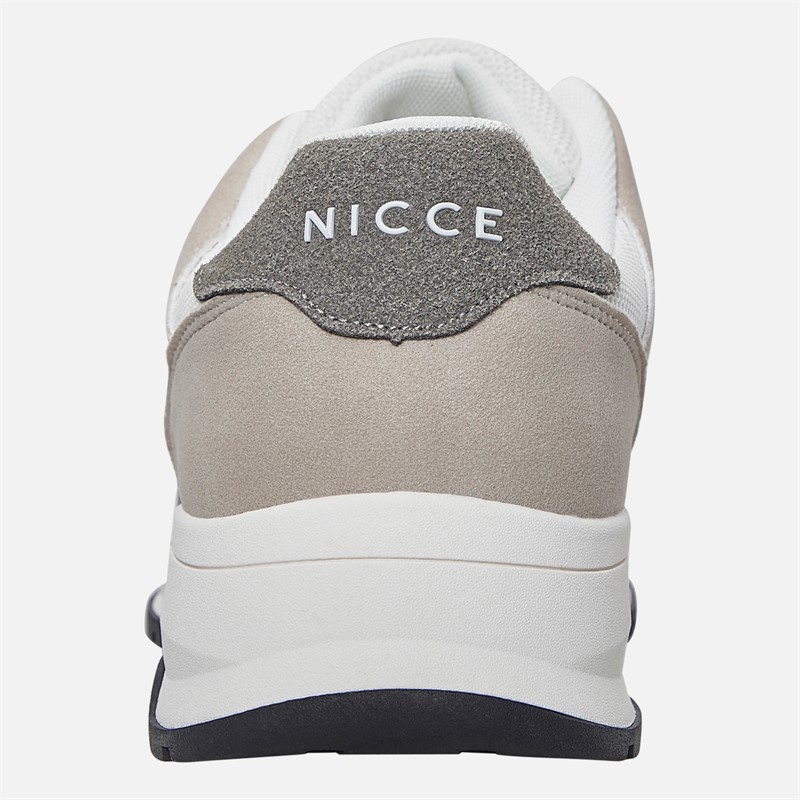 NICCE Mens Robula Trainers White/Grey