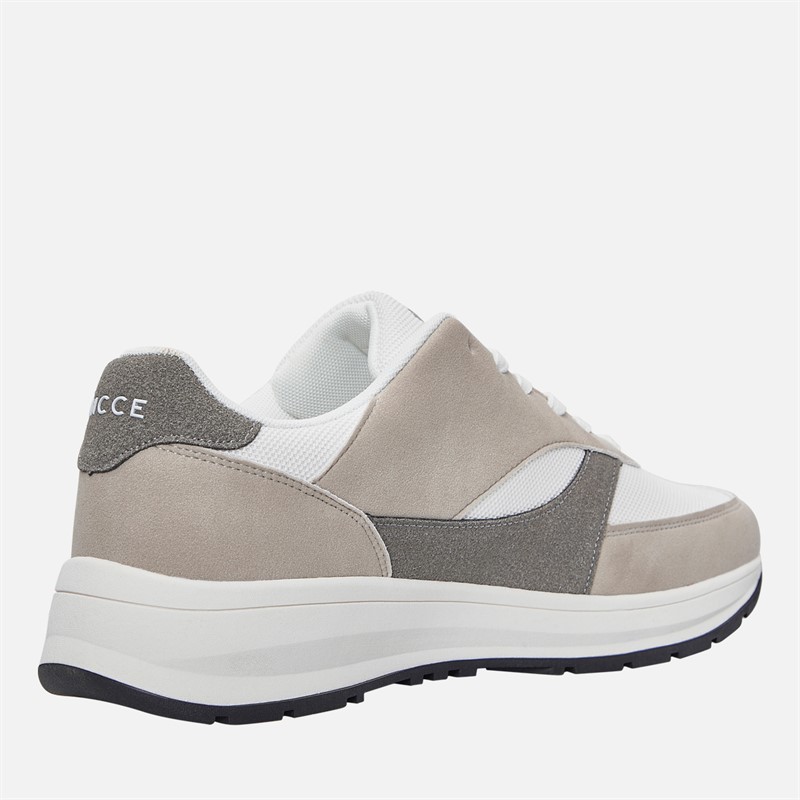 NICCE Mens Robula Trainers White/Grey