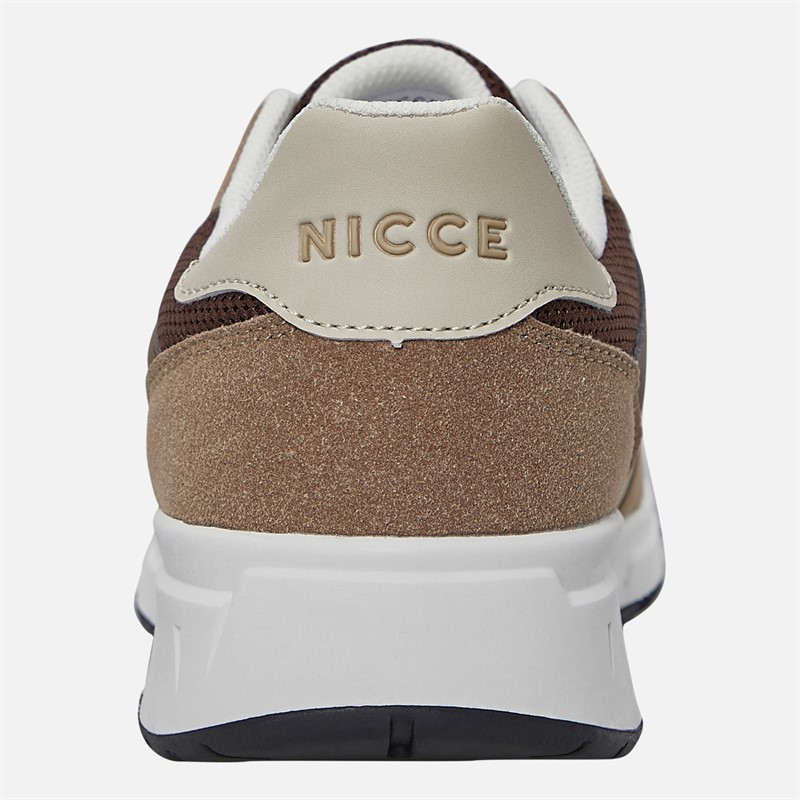 NICCE Mens Varyan Trainers Brown