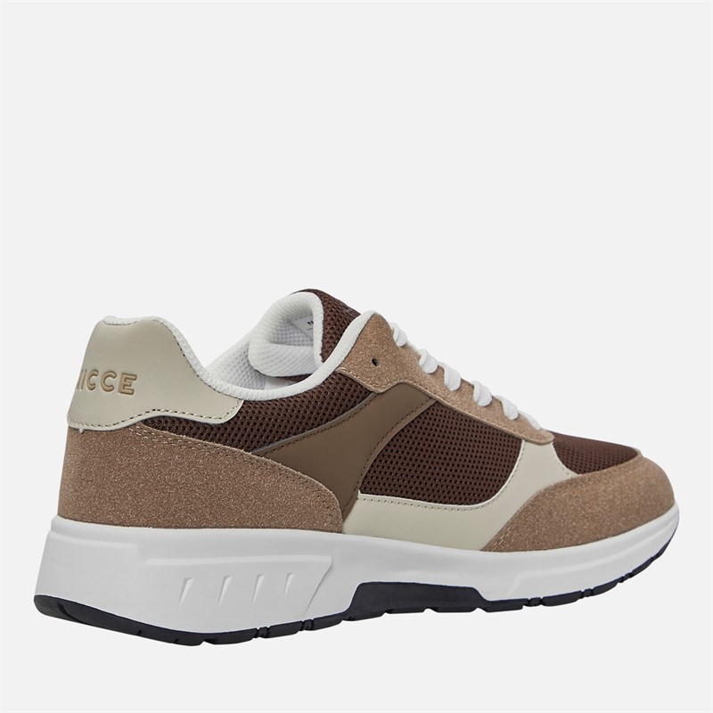 NICCE Mens Varyan Trainers Brown