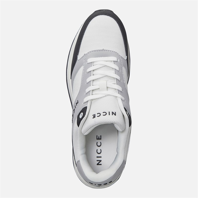 NICCE Mens Advell Trainers White