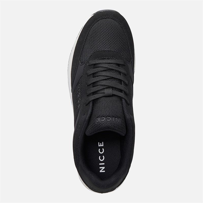 NICCE Mens Varyan Trainers Black