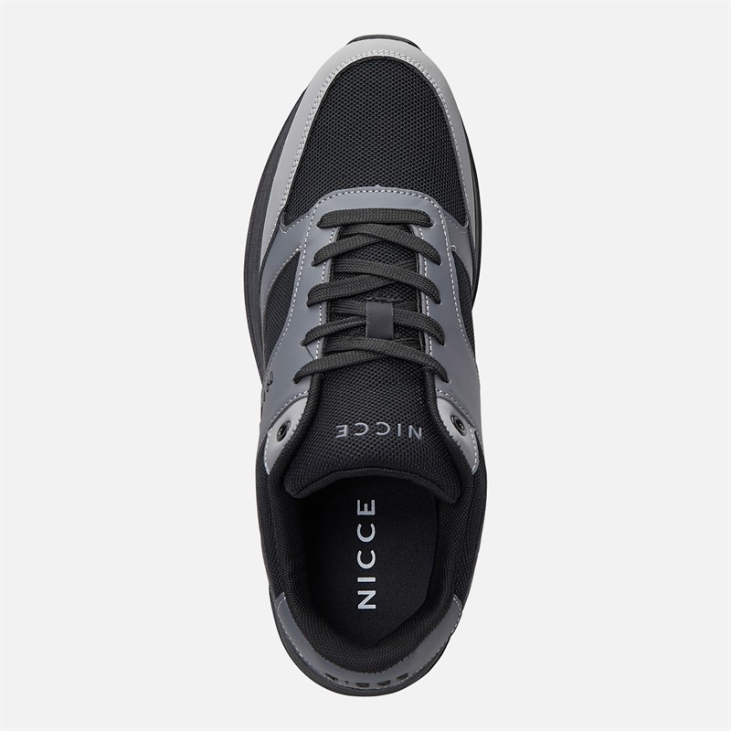 NICCE Mens Advell Trainers Black