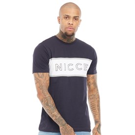 Nicce Heren Club T Shirt Donker Marineblauw nicce kopen in de aanbieding Nicce Heren Club T Shirt Donker Marineblauw nicce kopen in de aanbieding