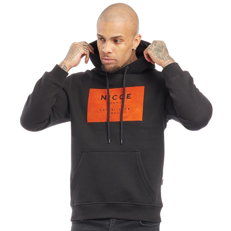 nicce orange hoodie