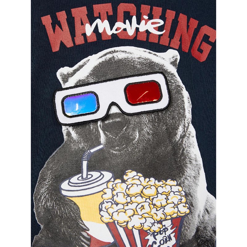 Name It Infant Nmmboom Long Sleeve Top Dark Sapphire