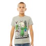 Name It Boys Minecraft Arthur T-Shirt Light Grey