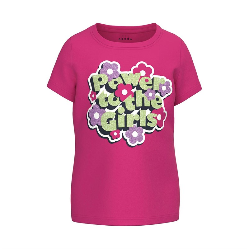 Buy Name It Girls T Shirt Pink Yarrow