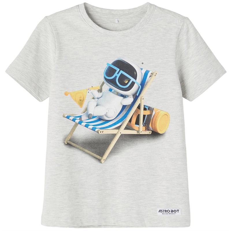 Name It Drenge Alexander Astro T-shirts Grå