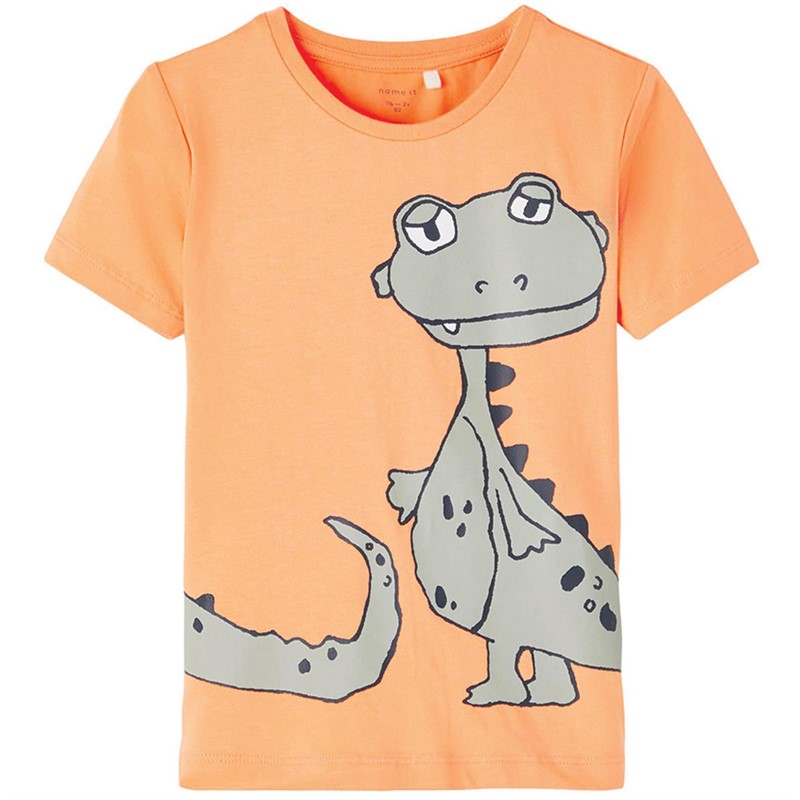 Name It Drenge Jakan T-shirts Orange
