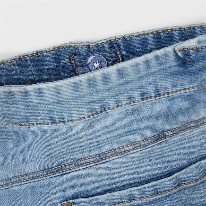 Name It Meisjes Becky Matasi 2653 Denim shorts Middelblauw