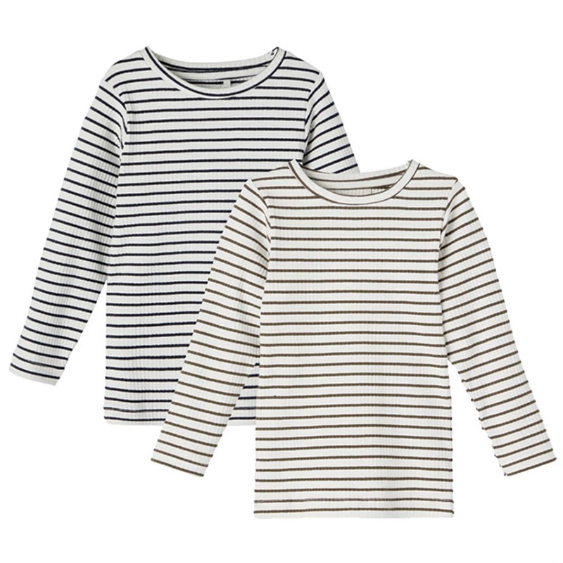 Name It Børn Dae T-shirts med lange ærmer Flerfarvede Striber