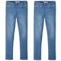 Name It Leggings Two Pack Denim Legging Fille Bleu Clair