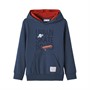 Name It Jongens Nkmlkitab Hoodies Donkerblauw