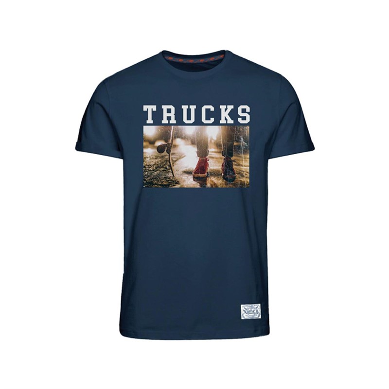 Name It Jongens Nkmlabakka T-shirts Blauw