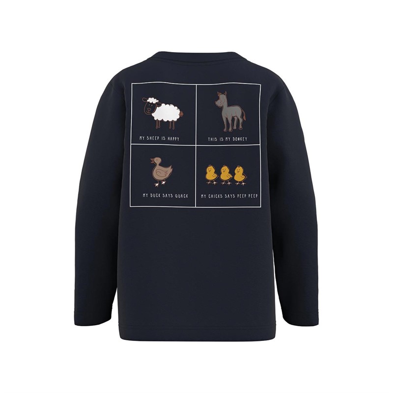 Name It Drenge Nmmnik Box T-shirts Marineblå