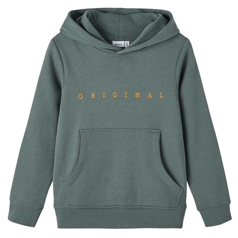 Name It Jongens Nkmotummas Swe W Bru Hoodies Grijs Groen