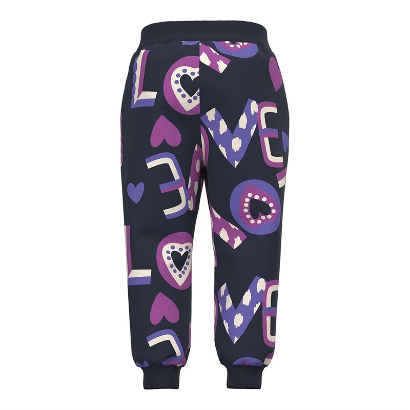 Ensemble Sweat Et Pantalon De Jogging Fille NEXT - Rose/Rouge à Cœurs, Taille 18 Mois