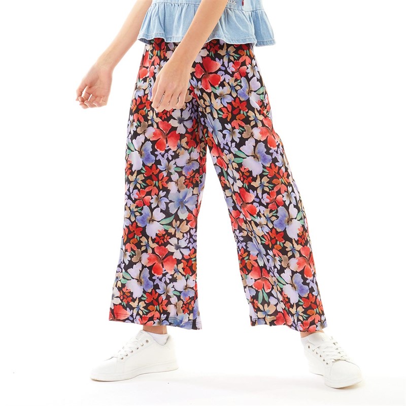 Name It Girls Nyaja Wide Pants Black