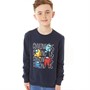 Name It Boys Nigel Amongus Sweatshirt Dark Sapphire